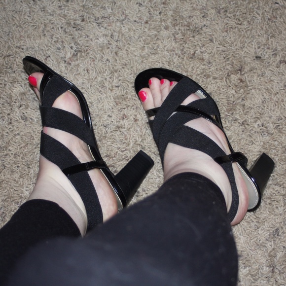 Coach Black Heels barely worn - Picture 6 of 7